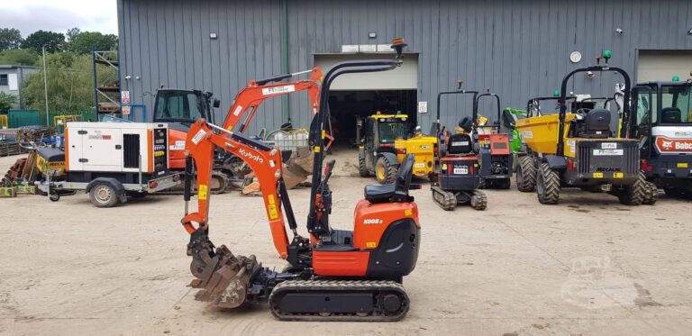Kubota K008-3, (2021), 700 heures, 0.98T – occasion