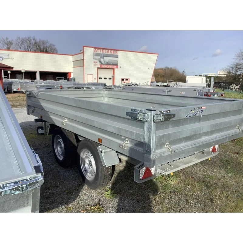 Remorque benne 39610PE - PTAC 2500Kg (322x170) Double - Lider – Image 6