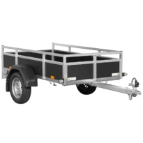 Remorque Bois Classic Wood ASF 75 - PTAC 750 kg (205 x 113) - SARIS