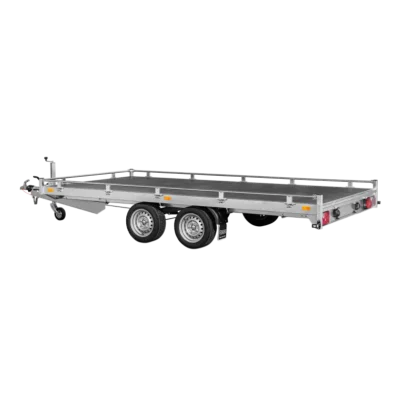 Remorque Transporter plateau basculant 406 x 204 cm - PTAC 2700 kg - Saris