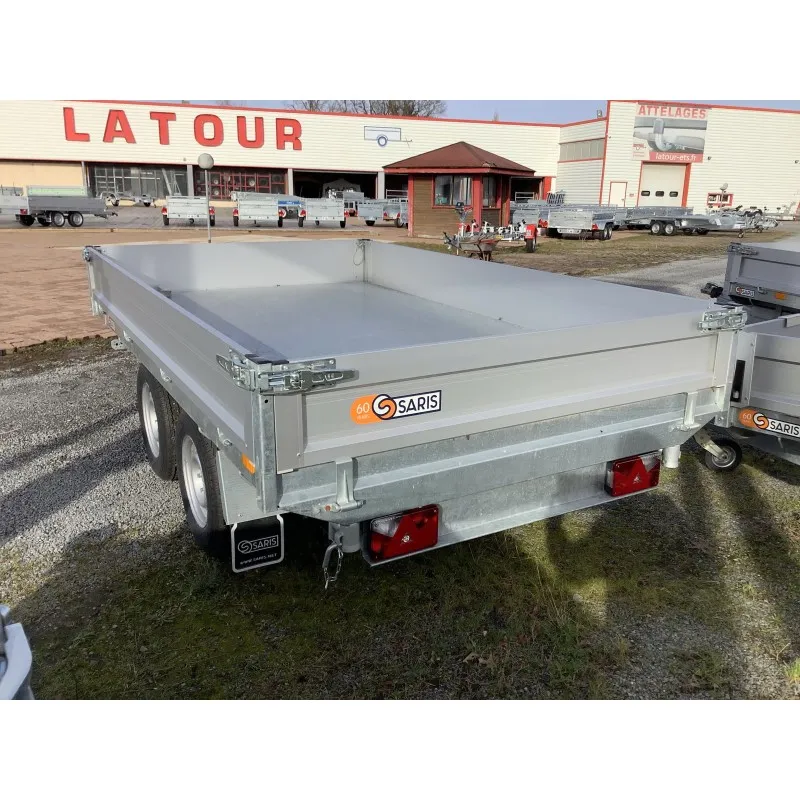 Remorque tribenne K327617020002 - PTAC 2000 kg (276x170) - SARIS – Image 6